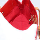 LOUIS VUITTON Monogram Vernis Reade PM Hand Bag Red Rouge M91088 LV Auth ti3791-20