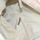CHANEL New Travel Line Tote Bag Nylon Beige Silver CC Auth ti3793-23