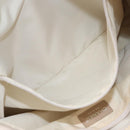 CHANEL New Travel Line Tote Bag Nylon Beige Silver CC Auth ti3793-24