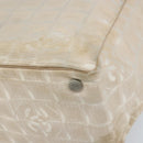 CHANEL New Travel Line Tote Bag Nylon Beige Gold CC Auth ti3795-12