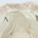 CHANEL New Travel Line Tote Bag Nylon Beige Gold CC Auth ti3795-18