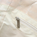 CHANEL New Travel Line Tote Bag Nylon Beige Gold CC Auth ti3795-19