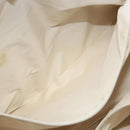 CHANEL New Travel Line Tote Bag Nylon Beige Gold CC Auth ti3795-21