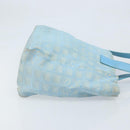 CHANEL New Travel Line Tote Bag Nylon Blue Silver CC Auth ti3796-4