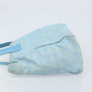 CHANEL New Travel Line Tote Bag Nylon Blue Silver CC Auth ti3796-5