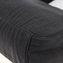 PRADA Hand Bag Canvas Gray Silver Auth ti3797-16