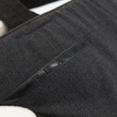 PRADA Hand Bag Canvas Gray Silver Auth ti3797-10