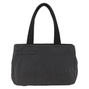 PRADA Hand Bag Canvas Gray Silver Auth ti3797-13
