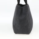 PRADA Hand Bag Canvas Gray Silver Auth ti3797-4