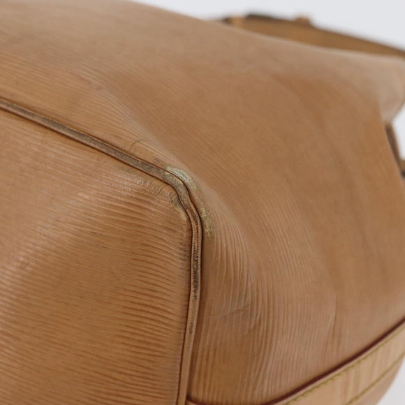 LOUIS VUITTON Epi Petit Noe Shoulder Bag Beige M44106 LV Auth ti3798