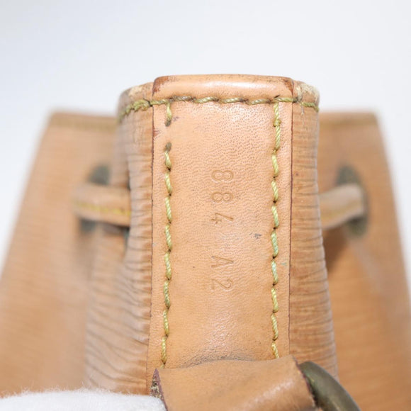 LOUIS VUITTON Epi Petit Noe Shoulder Bag Beige M44106 LV Auth ti3798