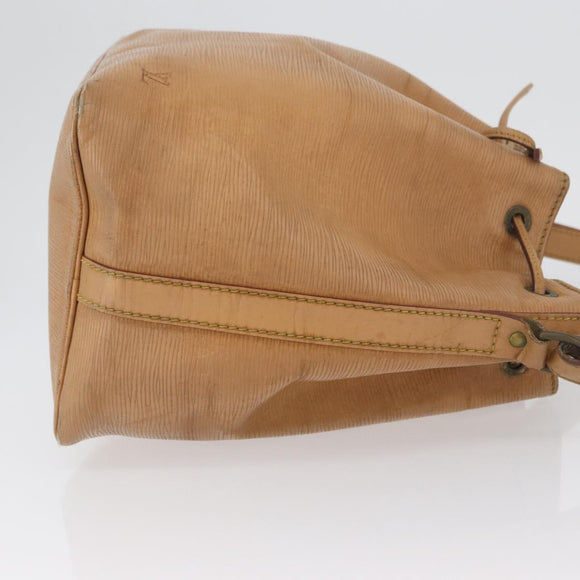 LOUIS VUITTON Epi Petit Noe Shoulder Bag Beige M44106 LV Auth ti3798