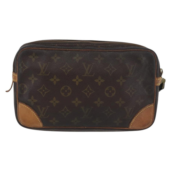 LOUIS VUITTON Monogram Marly Dragonne GM Clutch Bag M51825 LV Auth ti3800