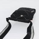 CHANEL Travel line Shoulder Bag Nylon Black CC Auth ti3801-6