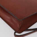 LOUIS VUITTON Epi Serie Dragonne Hand Bag Brown M52618 LV Auth ti3804-12
