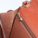 LOUIS VUITTON Epi Serie Dragonne Hand Bag Brown M52618 LV Auth ti3804-19