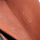 LOUIS VUITTON Epi Serie Dragonne Hand Bag Brown M52618 LV Auth ti3804-21
