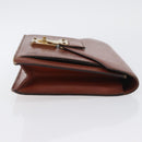 LOUIS VUITTON Epi Serie Dragonne Hand Bag Brown M52618 LV Auth ti3804-4