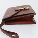 LOUIS VUITTON Epi Serie Dragonne Hand Bag Brown M52618 LV Auth ti3804-5