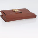 LOUIS VUITTON Epi Serie Dragonne Hand Bag Brown M52618 LV Auth ti3804-6