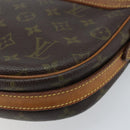 LOUIS VUITTON Monogram Jeune Fille GM Shoulder Bag M51225 LV Auth ti3805-16