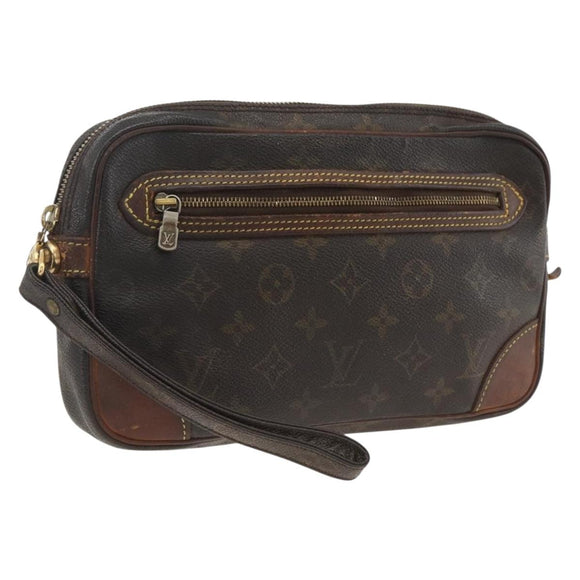 LOUIS VUITTON Monogram Marly Dragonne GM Clutch Bag M51825 LV Auth ti3807
