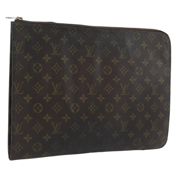 LOUIS VUITTON Monogram Posh Documents Briefcase M53457 LV Auth ti3808