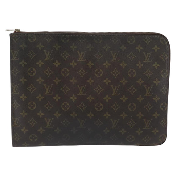 LOUIS VUITTON Monogram Posh Documents Briefcase M53457 LV Auth ti3808