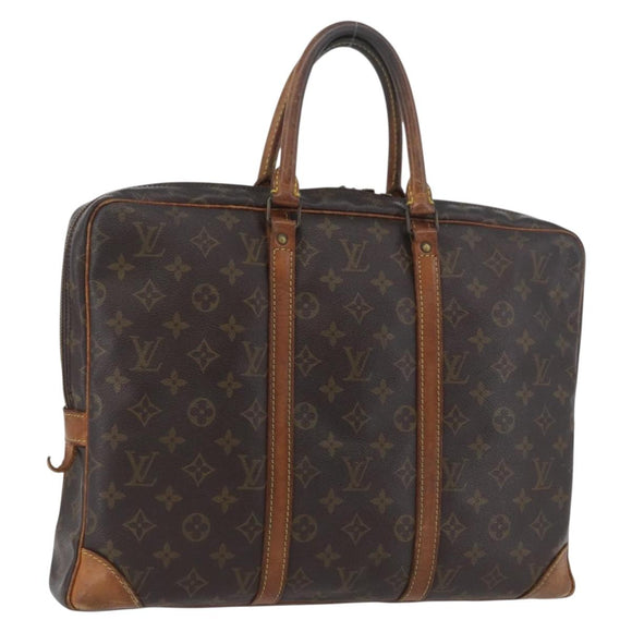 LOUIS VUITTON Monogram Porte Documents Voyage Business Bag M53361 LV Auth ti3809