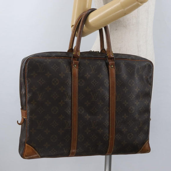 LOUIS VUITTON Monogram Porte Documents Voyage Business Bag M53361 LV Auth ti3809
