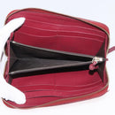 BOTTEGA VENETA INTRECCIATO Wallet Leather 2 Set Black Red Auth ti3810-17
