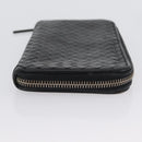 BOTTEGA VENETA INTRECCIATO Wallet Leather 2 Set Black Red Auth ti3810-4