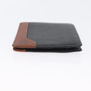Christian Dior Wallet Leather 3 Set Bordeaux Navy gold Auth ti3813-6