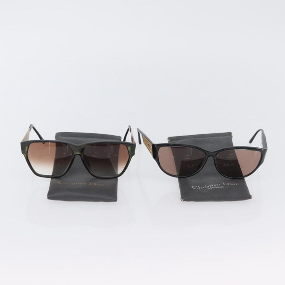 Christian Dior Sunglasses 2 Set Black Auth ti3815