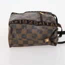 FENDI Pecan Canvas Tote Bag Coated Canvas 3 Set Brown Black Auth ti3816-17