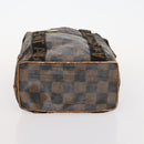 FENDI Pecan Canvas Tote Bag Coated Canvas 3 Set Brown Black Auth ti3816-20