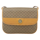 GUCCI Micro GG Supreme Shoulder Bag PVC Brown Gold 001 116 0917 Auth ti3822-13