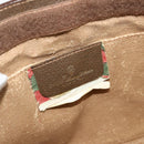 GUCCI GG Supreme Web Sherry Line Clutch Bag PVC Beige 89 01 033 Auth ti3825-9