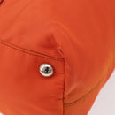 PRADA Hand Bag Nylon 2way Orange Silver Auth ti3826-17