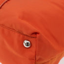 PRADA Hand Bag Nylon 2way Orange Silver Auth ti3826-19