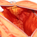 PRADA Hand Bag Nylon 2way Orange Silver Auth ti3826-23