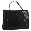 PRADA Business Bag Nylon Black Silver Auth ti3827-1