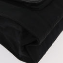 PRADA Business Bag Nylon Black Silver Auth ti3827-9