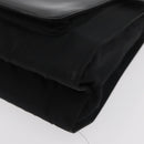 PRADA Business Bag Nylon Black Silver Auth ti3827-14