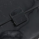 PRADA Business Bag Nylon Black Silver Auth ti3827-17