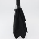 PRADA Business Bag Nylon Black Silver Auth ti3827-4