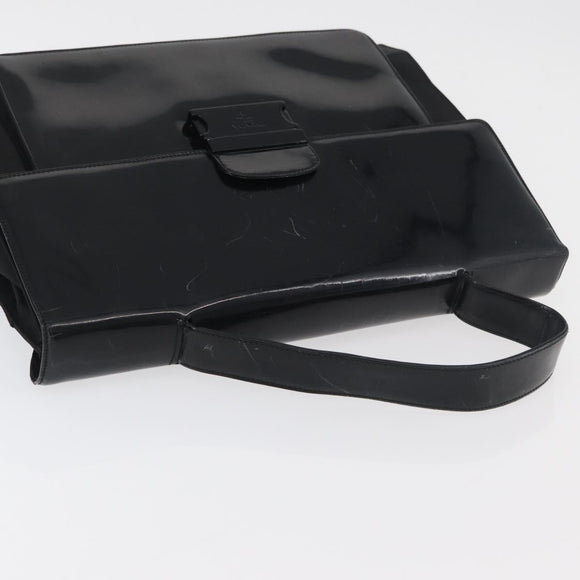 PRADA Business Bag Nylon Black Silver Auth ti3827