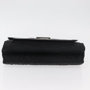 PRADA Business Bag Nylon Black Silver Auth ti3827-5