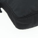 PRADA Sports Shoulder Bag Nylon Black Silver Auth ti3828-14