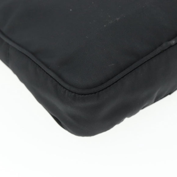 PRADA Sports Shoulder Bag Nylon Black Silver Auth ti3828